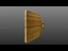 wooden kitchen board 3D model_1