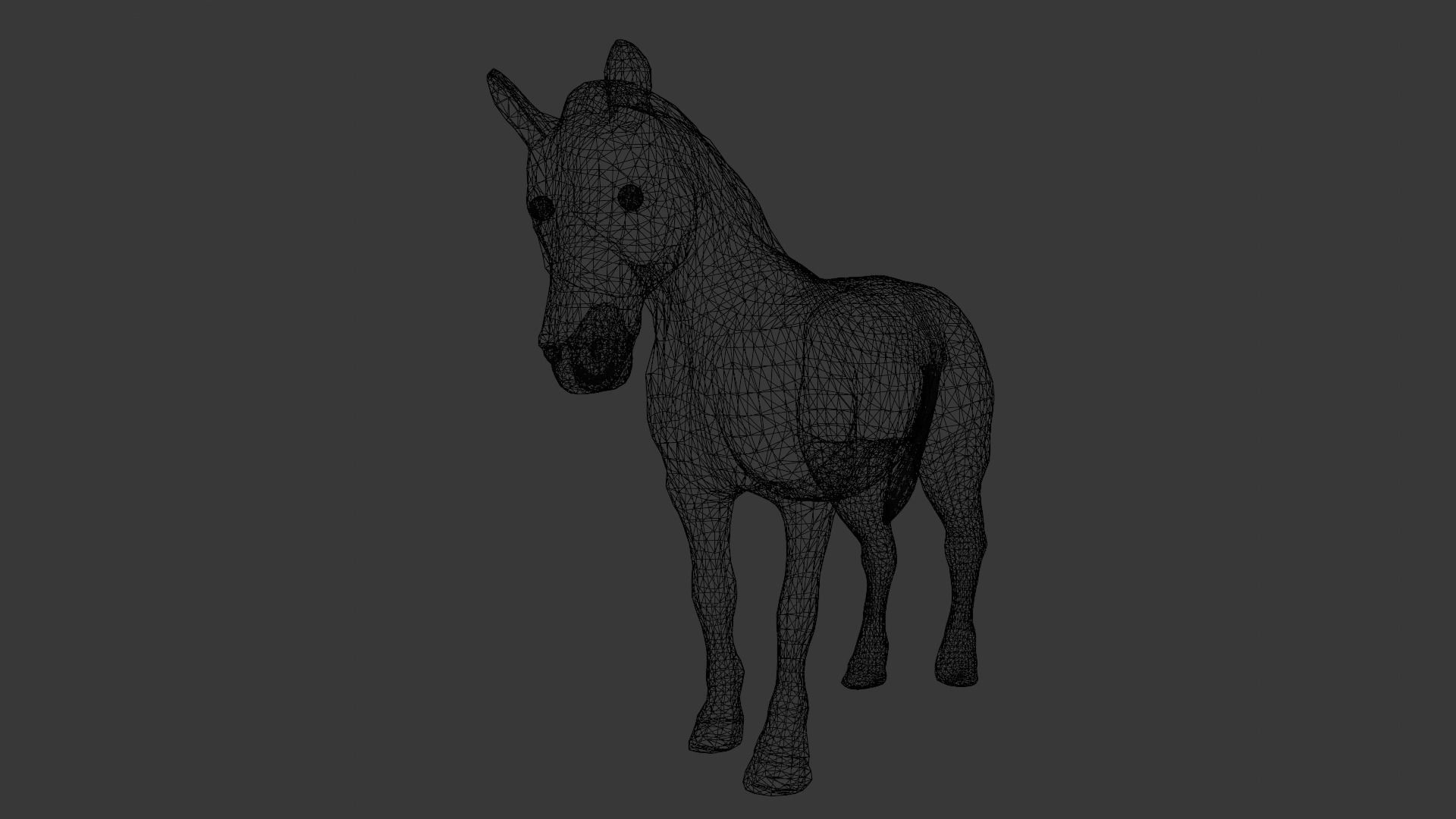 Animated Zebra 3D Model Low-poly 3D model_20