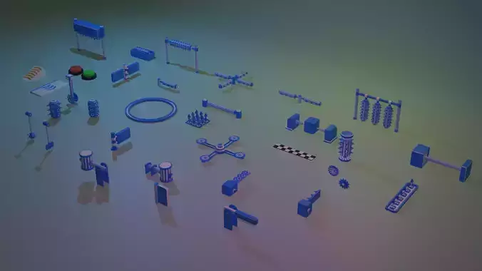 Obstacles and traps pack