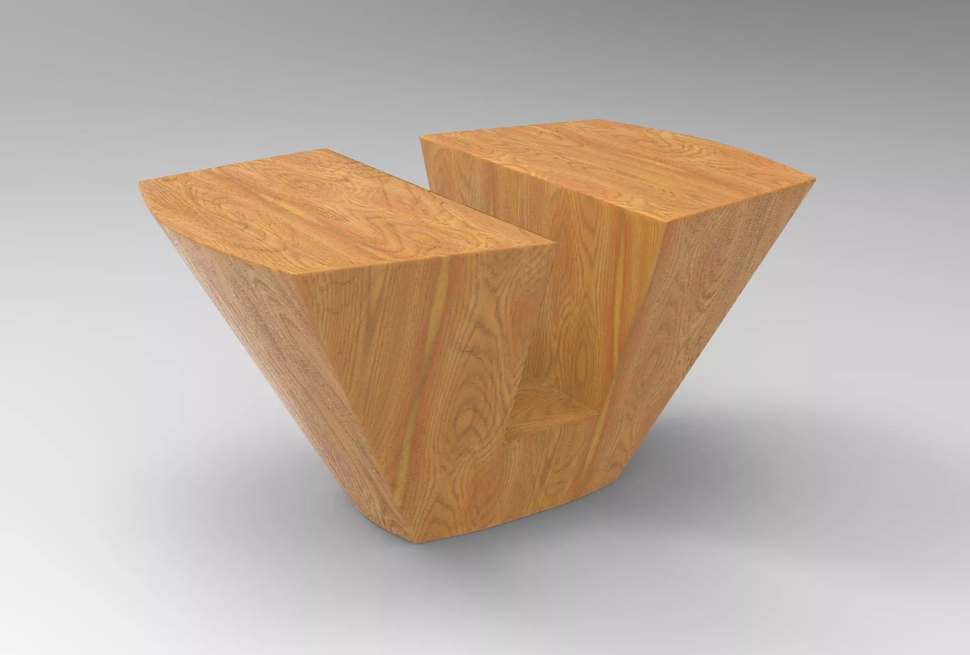 Her Coffee Table Low-poly 3D model_0