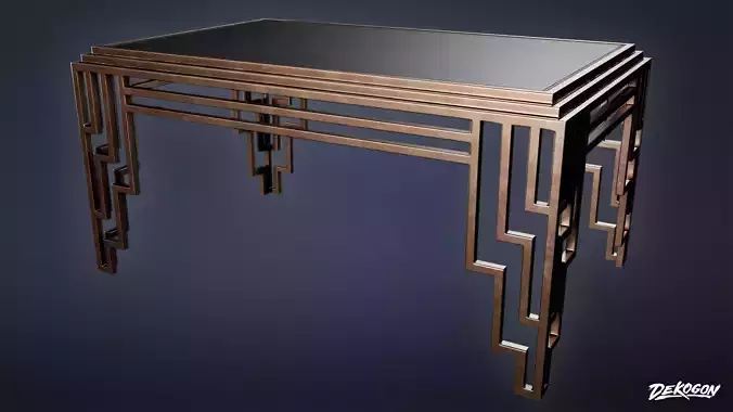 ART DECO - Table 01 - LOW POLY