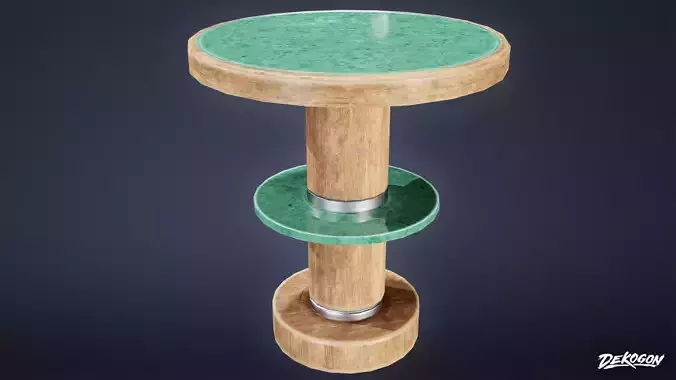 ART DECO - Table 03 - LOW POLY