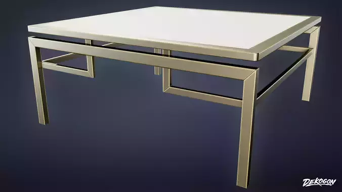 ART DECO - Table 08 - LOW POLY