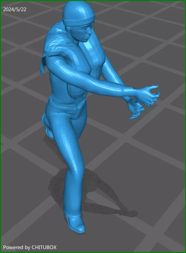 Crew member hauling 3D print model_0