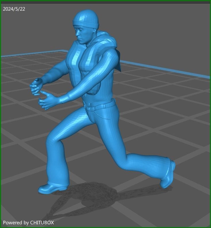 Crew member hauling 3D print model_1