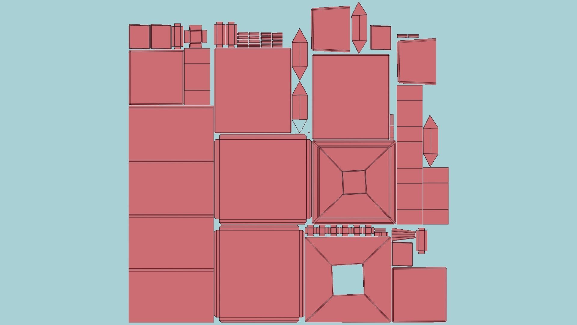 10 Destroyed Satellite Collection - SciFi Space Design _29