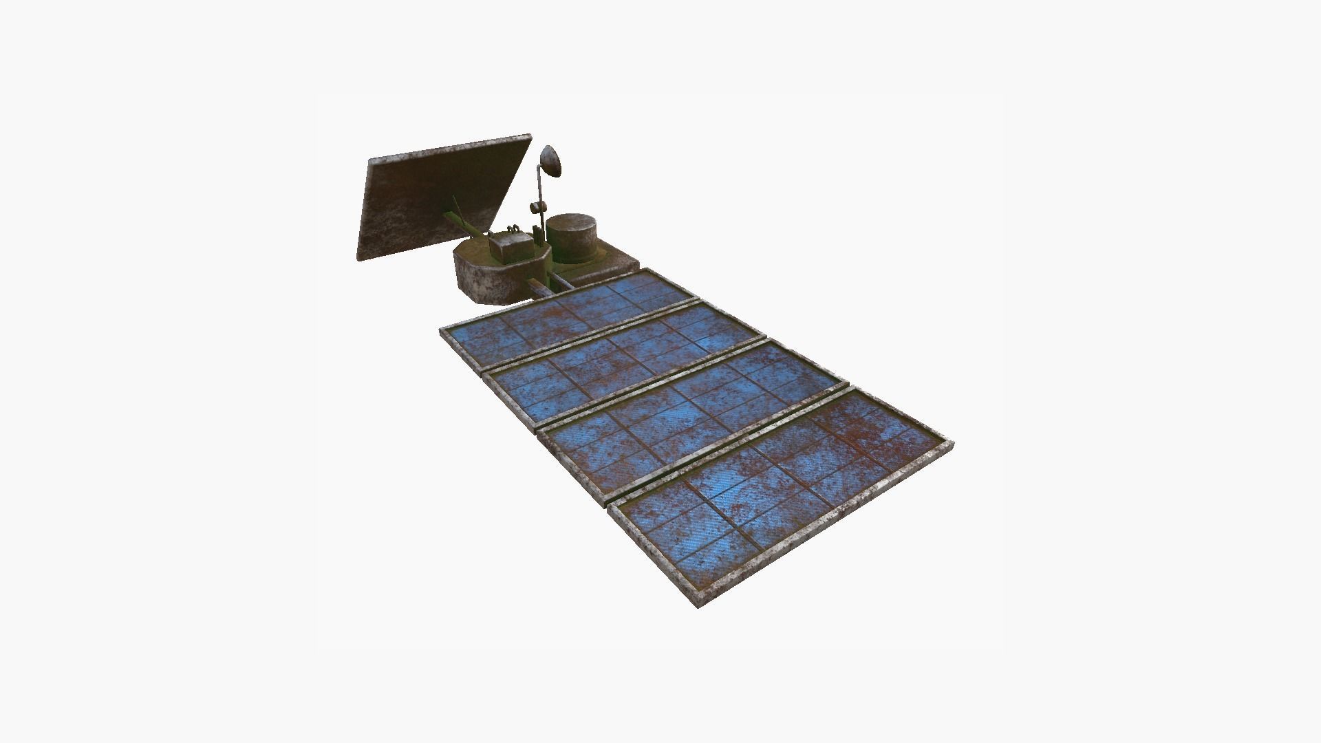 10 Destroyed Satellite Collection - SciFi Space Design _48