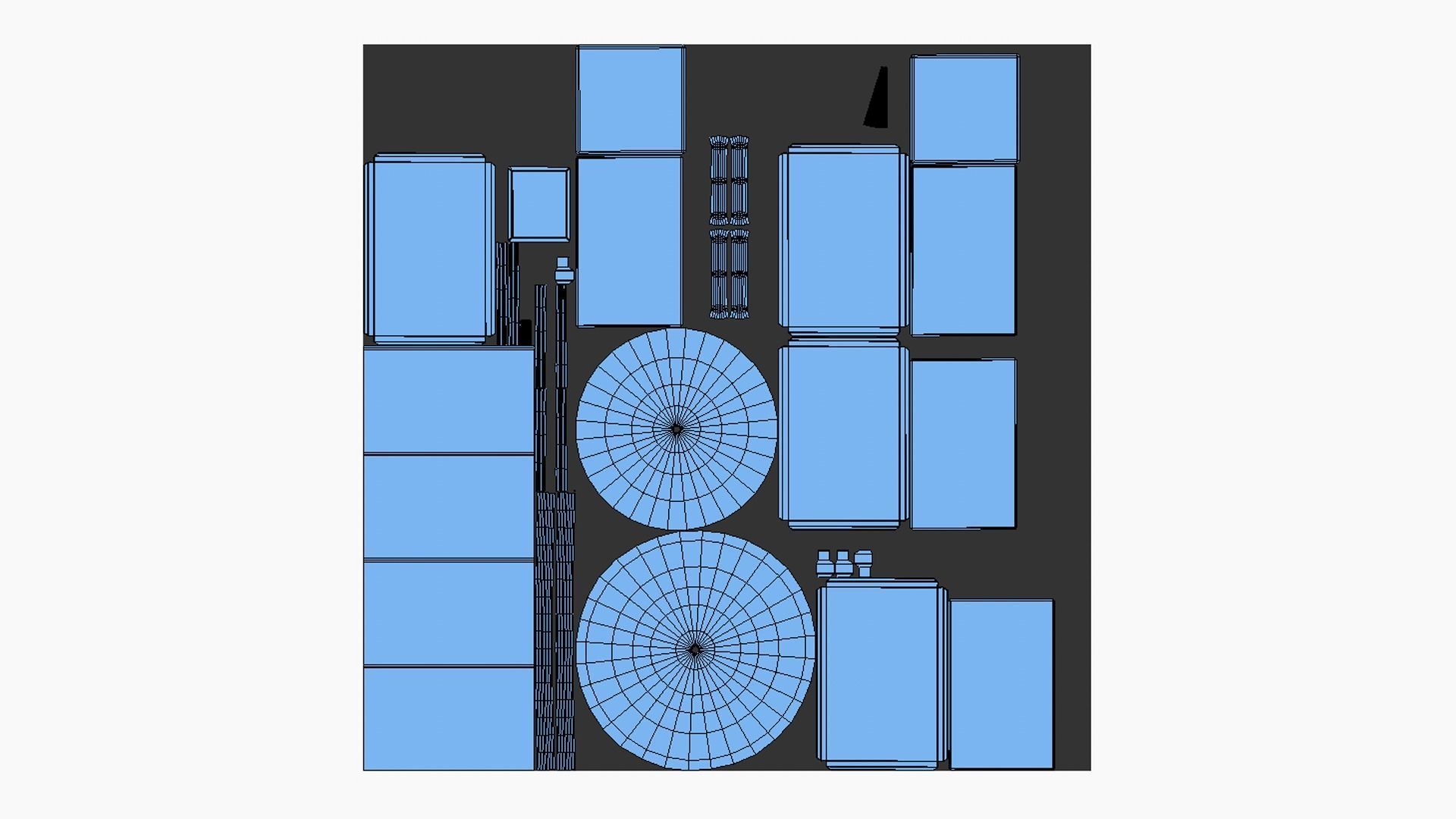 10 Destroyed Satellite Collection - SciFi Space Design _37