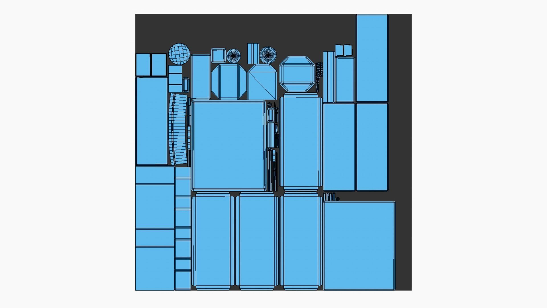10 Destroyed Satellite Collection - SciFi Space Design _49
