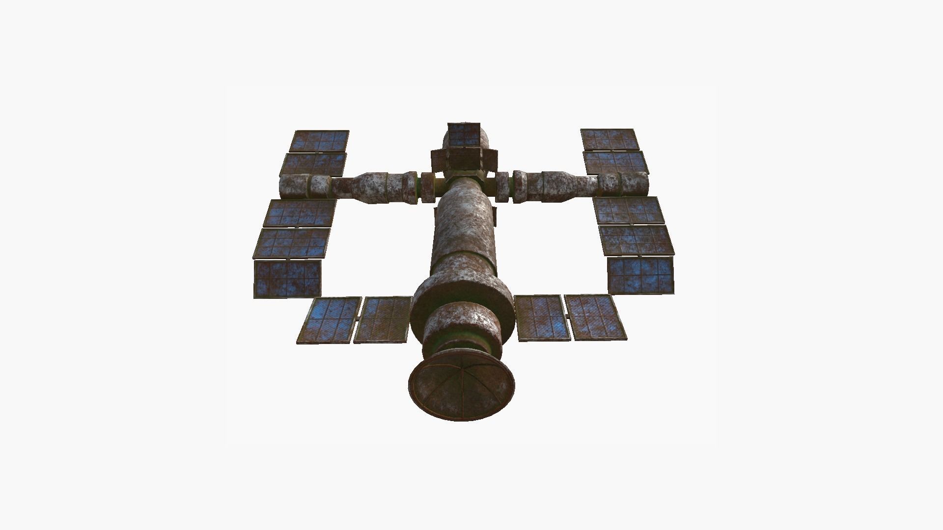 10 Destroyed Satellite Collection - SciFi Space Design _32