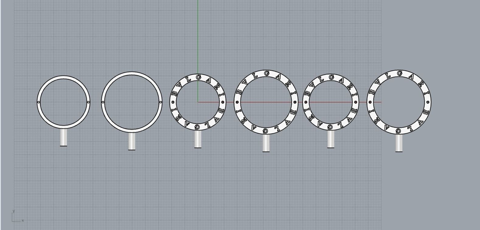 Bvlgari ring  3D print model_7