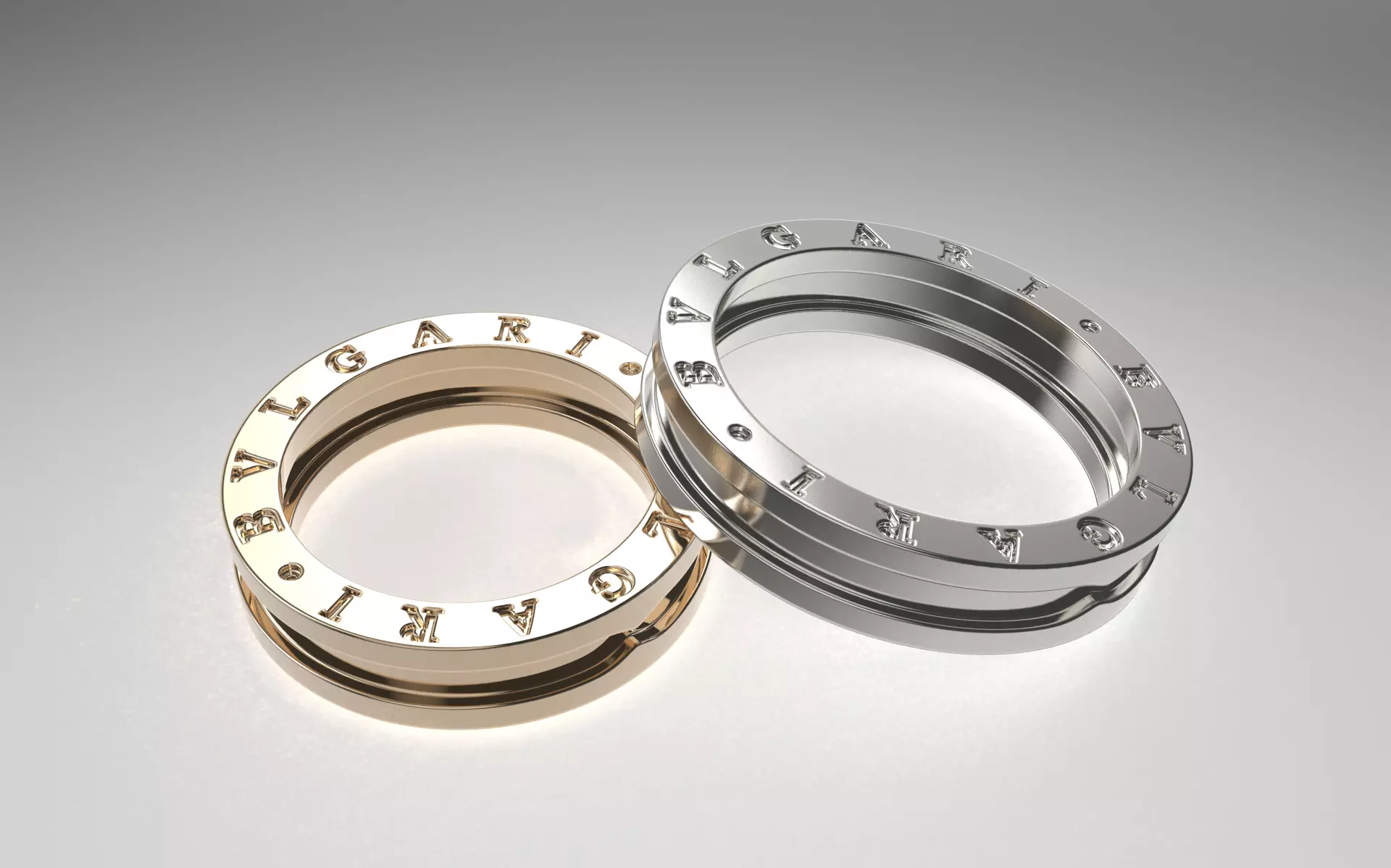 Bvlgari ring  3D print model_0