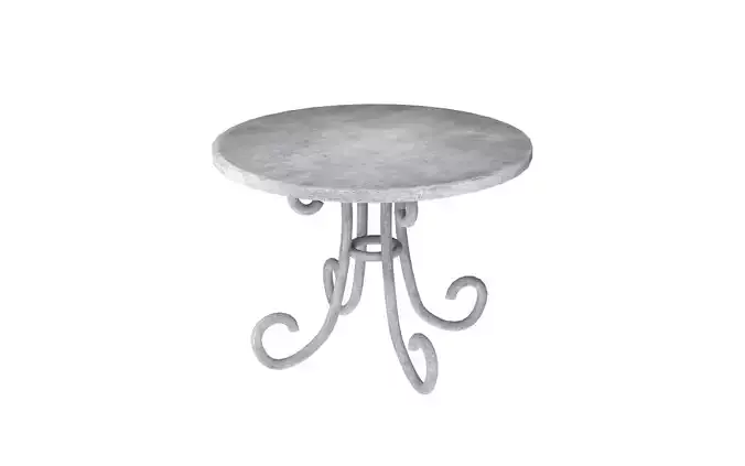 metal table