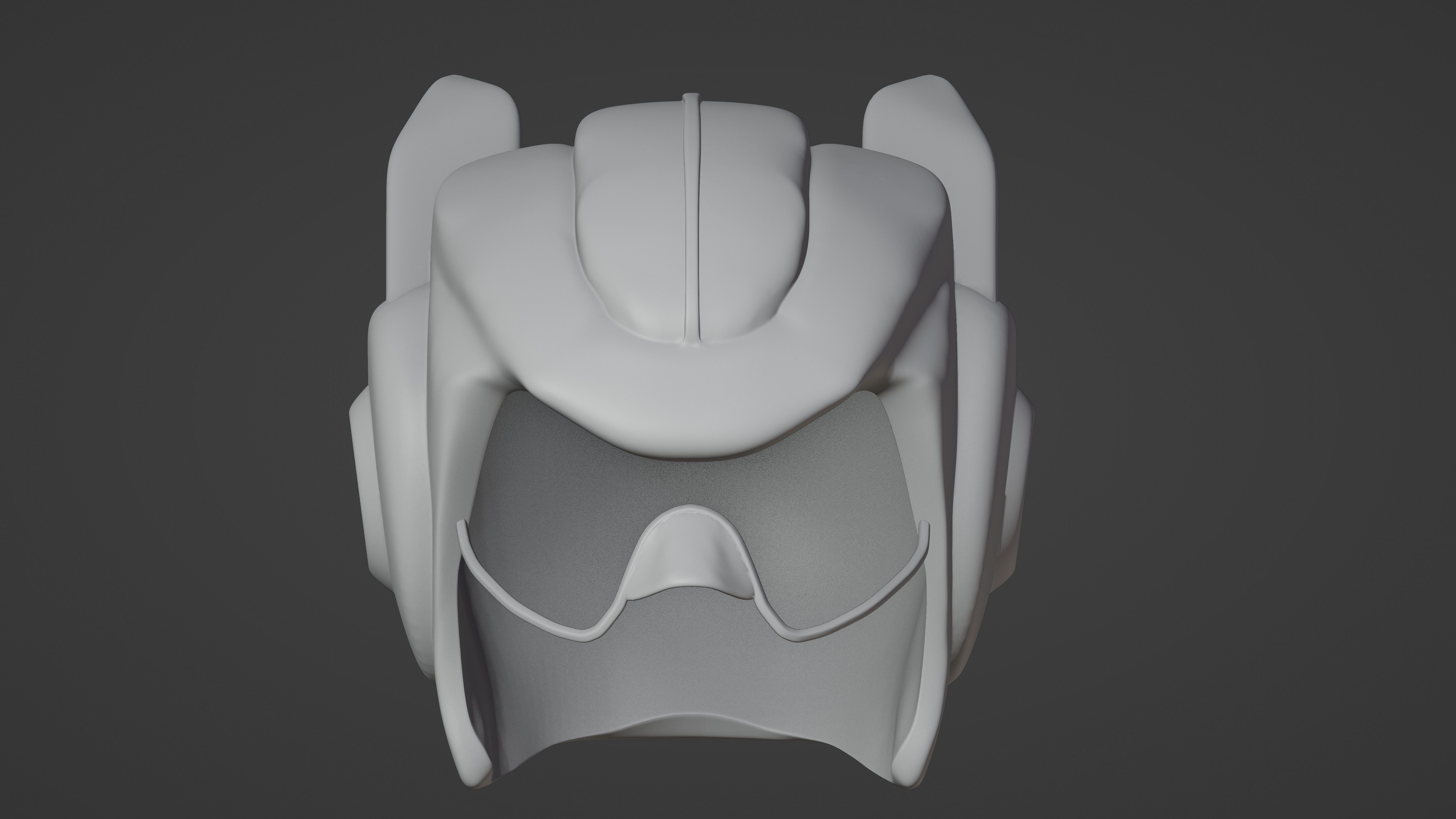 Wearable Sci-fi Helmet 3D print model_1