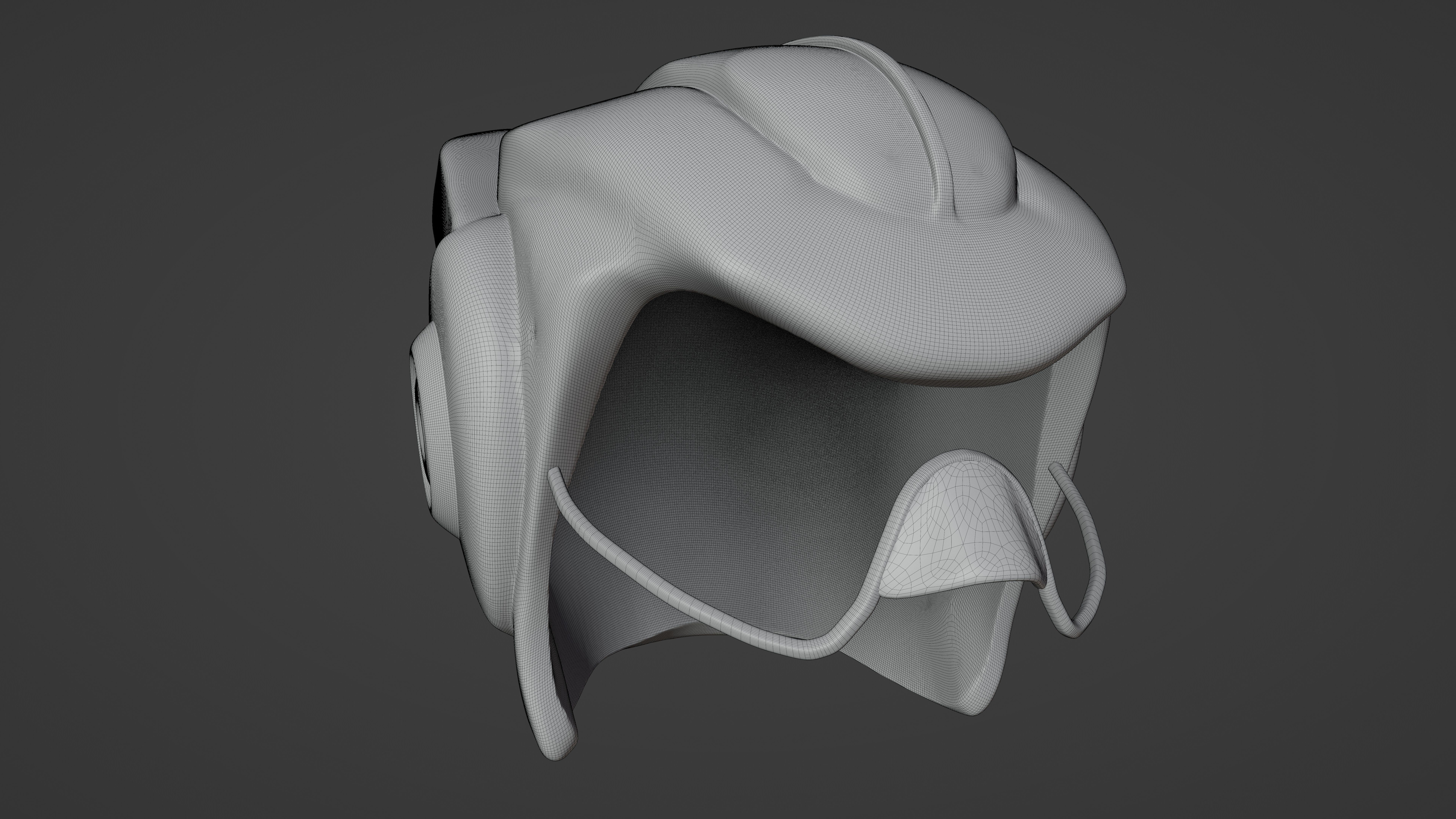 Wearable Sci-fi Helmet 3D print model_7