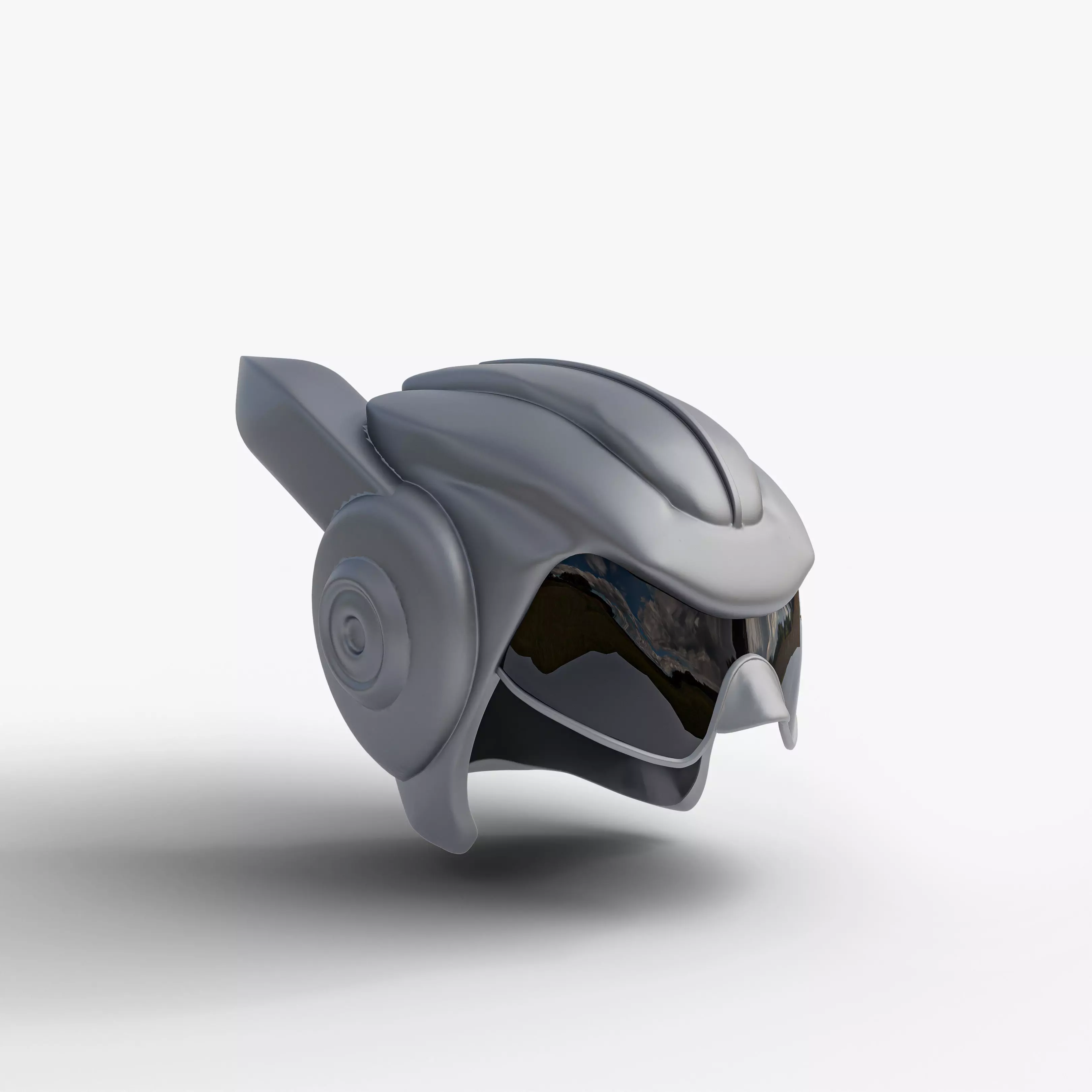 Wearable Sci-fi Helmet 3D print model_0