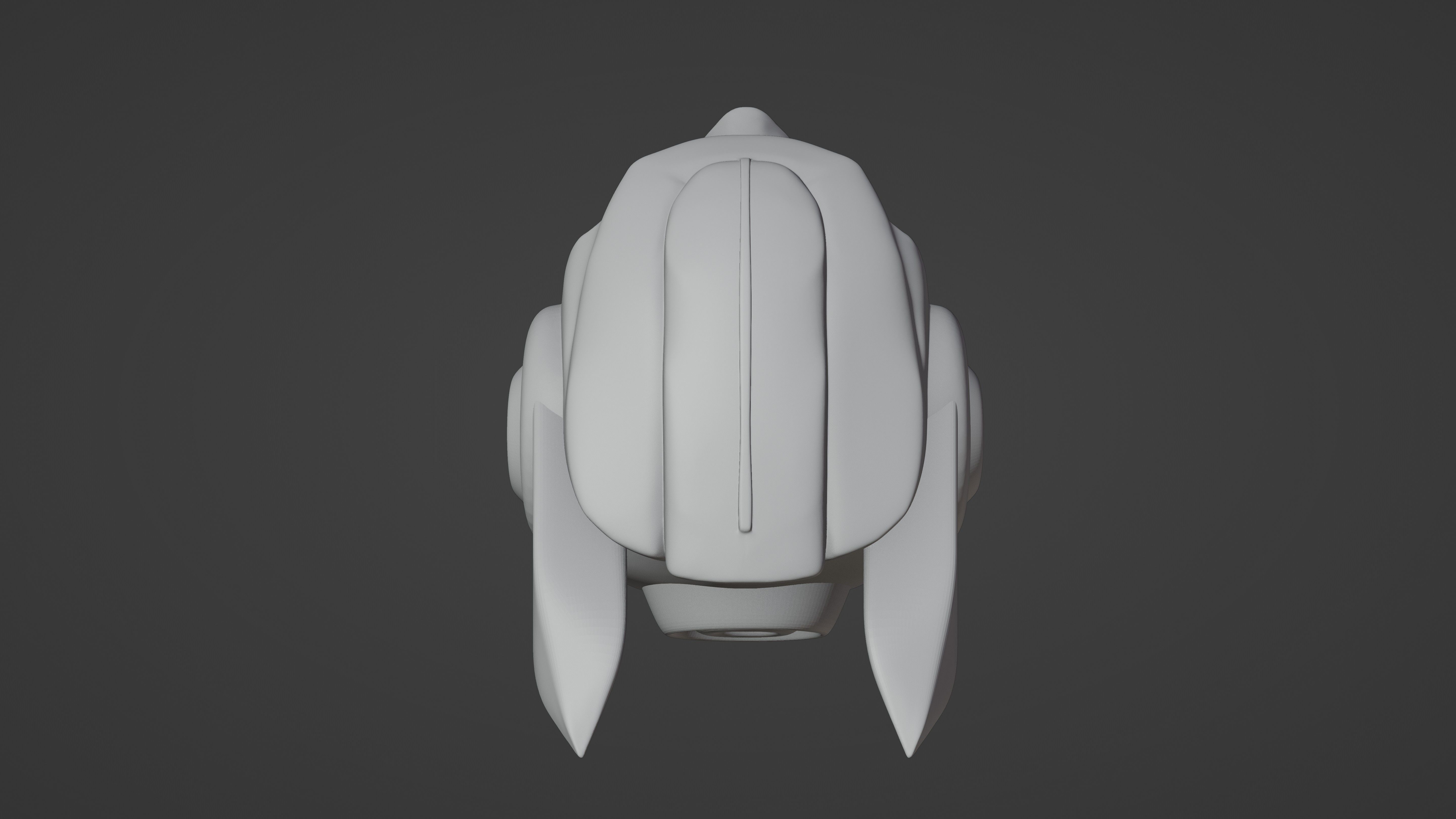Wearable Sci-fi Helmet 3D print model_5