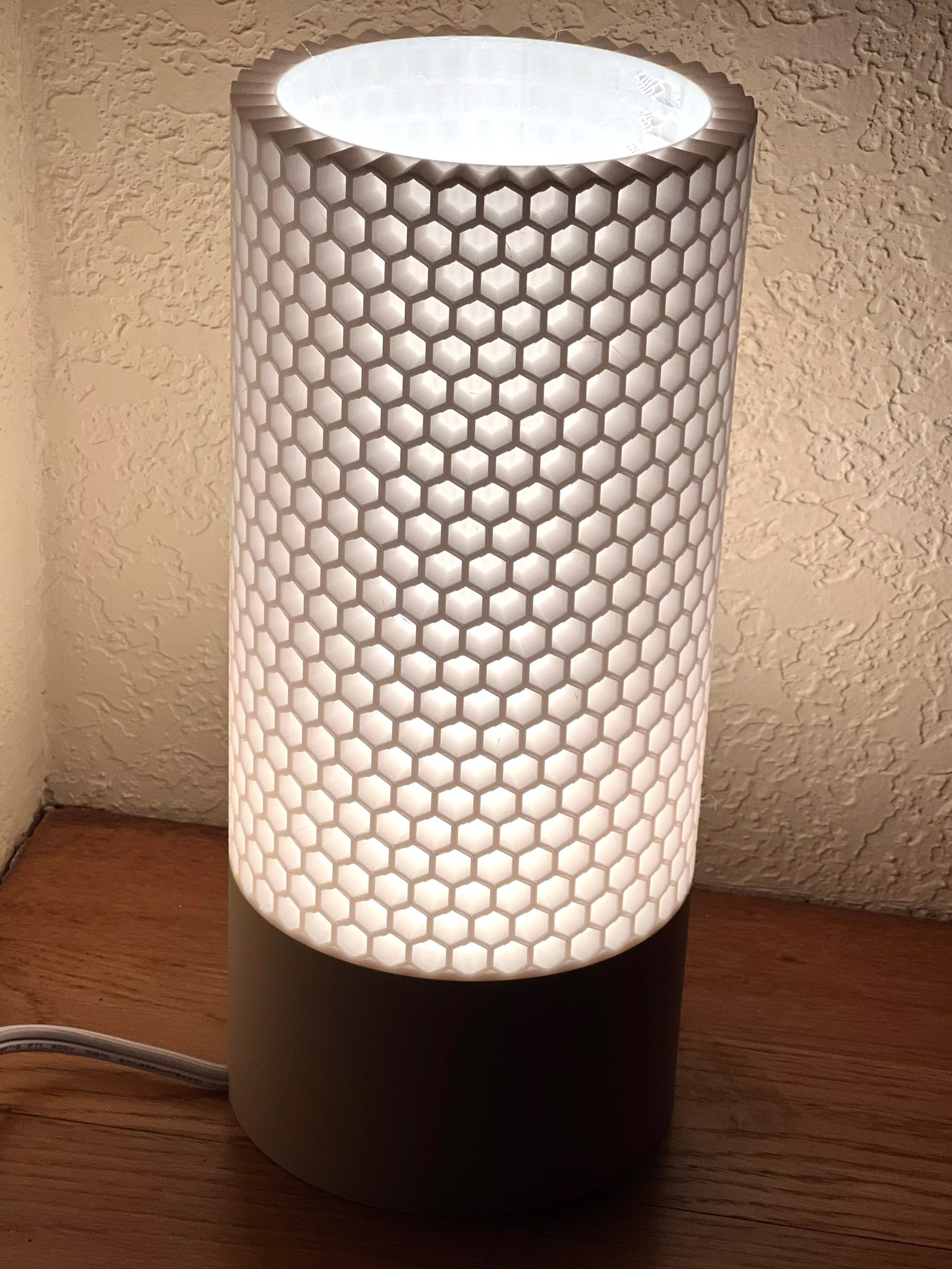 Honeycomb Lamp 3D print model_0