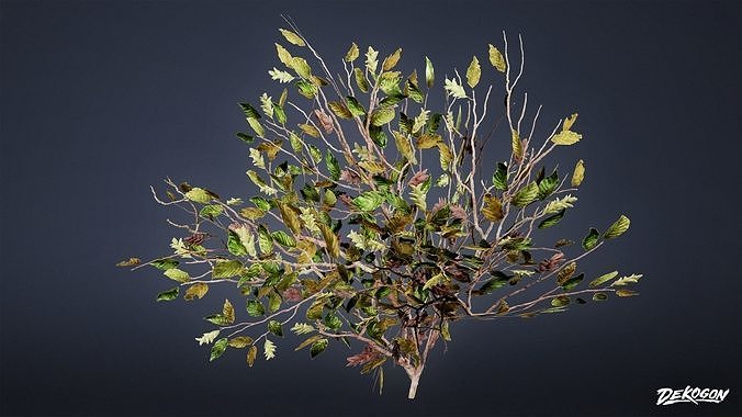 RESISTANCE HOLDOUT - Bush 01 - LOW POLY Low-poly 3D model