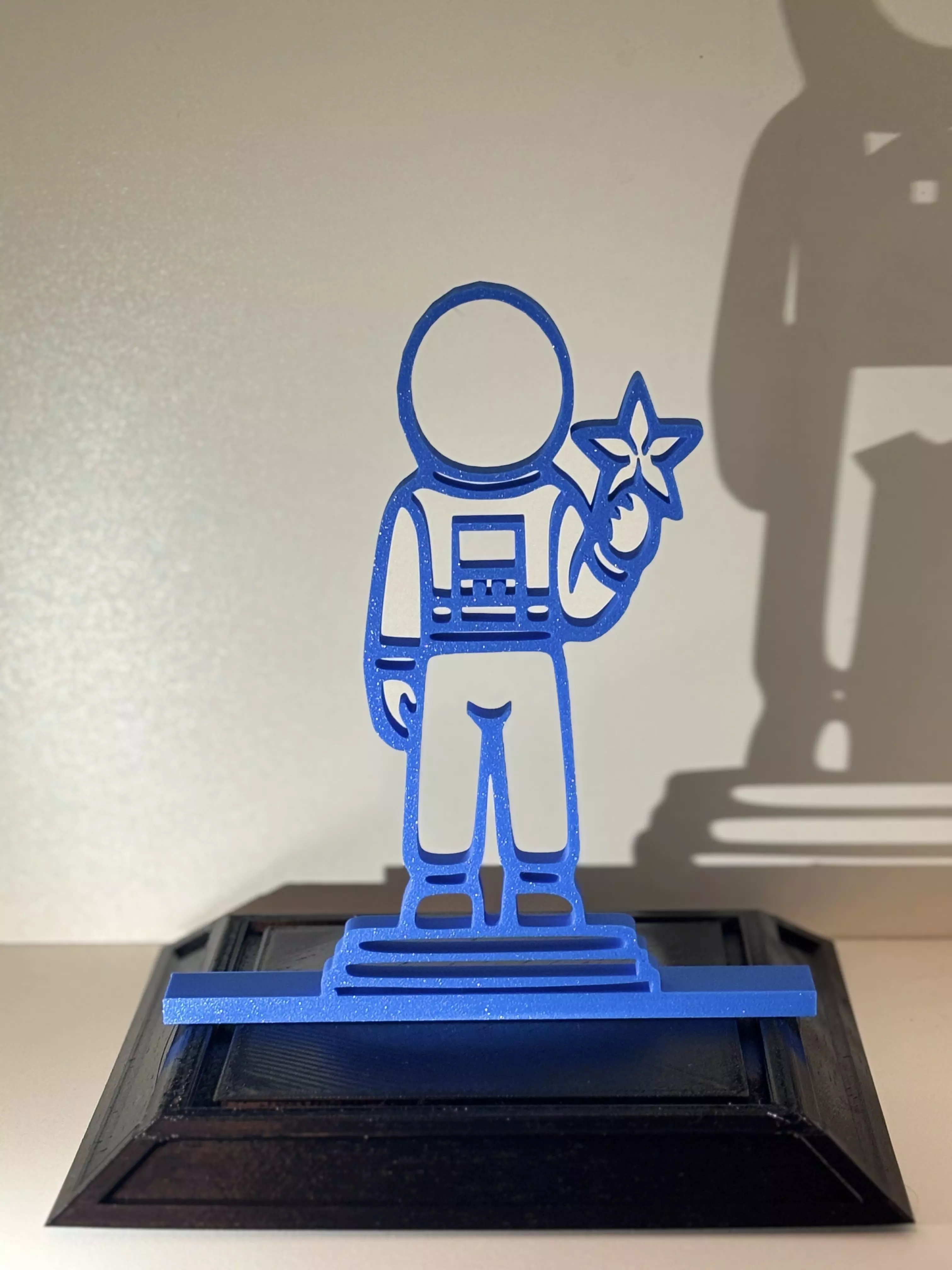 SURREAL ASTRONAUT WITH STAR DOOR TOPPER - SPACE ART INSPIRED 3D print model