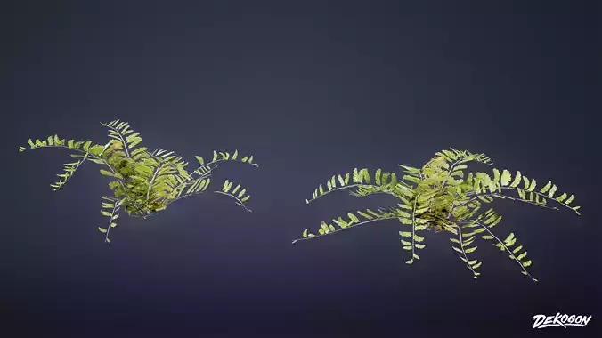 RESISTANCE HOLDOUT - Fern 01 - LOW POLY
