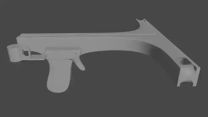 Rubber Band Crossbow 3D print model