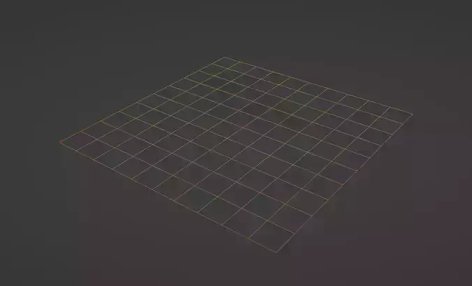 Plane grid Free low-poly 3D model