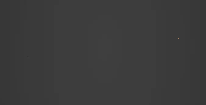 2 Verts Exactly 1 Meter Apart on the X Axis