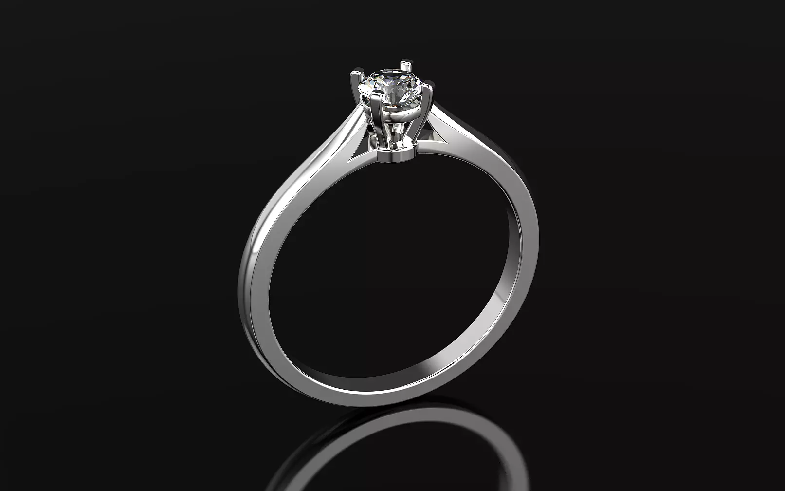 Engagement Ring 0 30 ct 3D print model