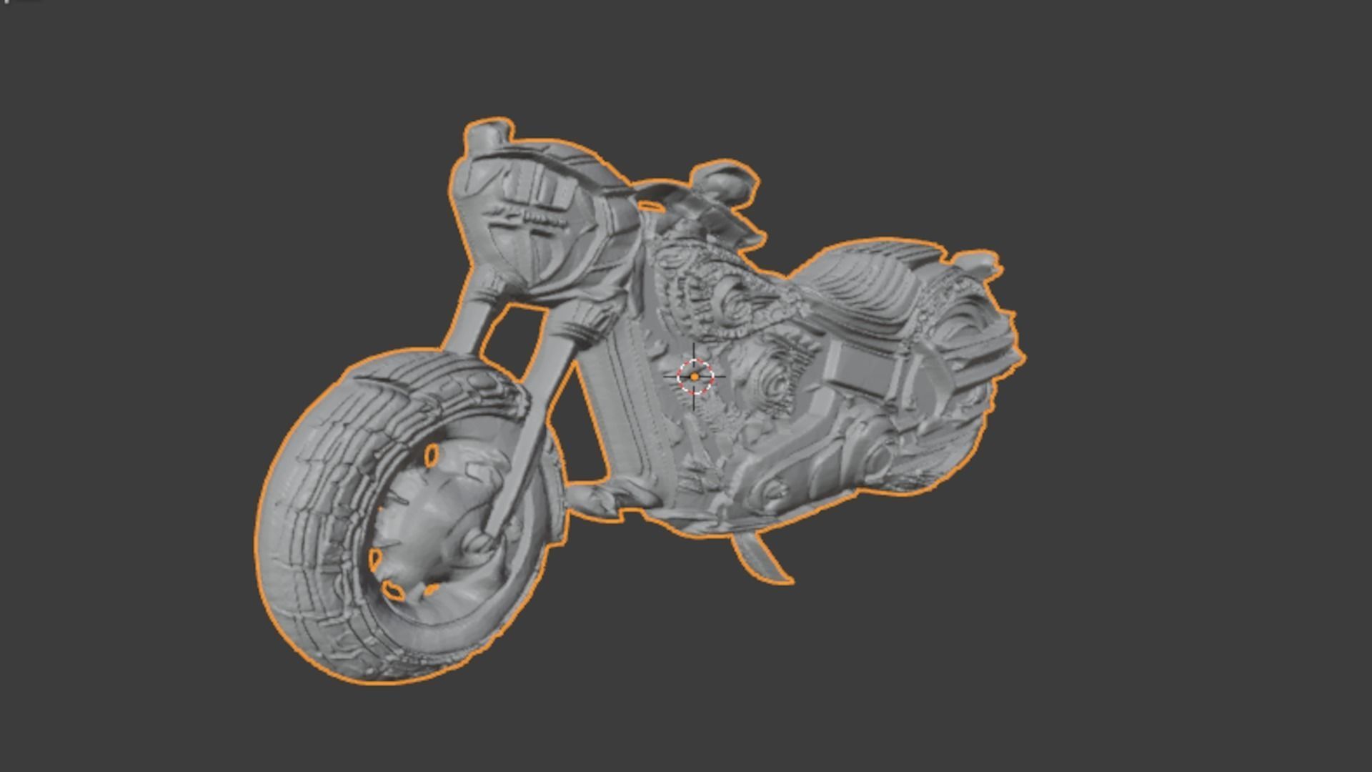 Motorcycle pendant -02 printable jewelry 3D print model_6