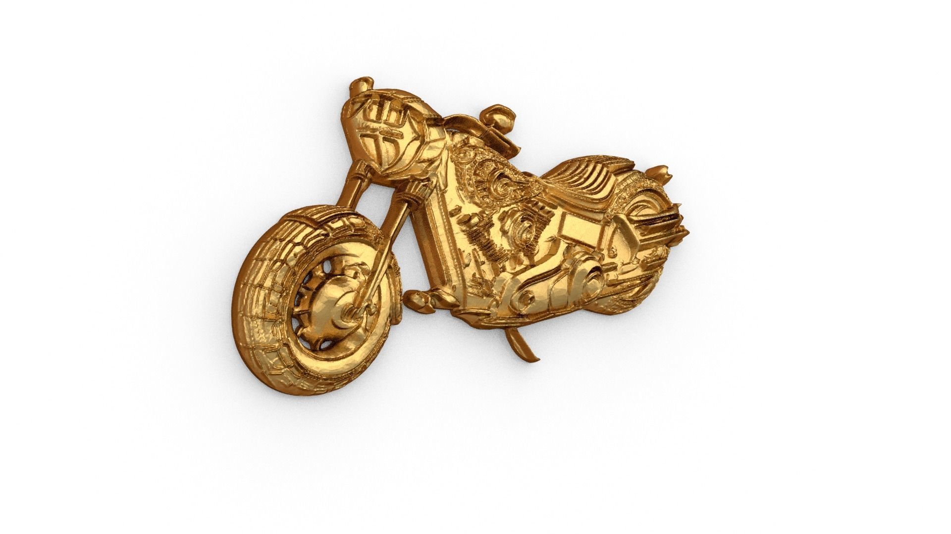 Motorcycle pendant -02 printable jewelry 3D print model_1