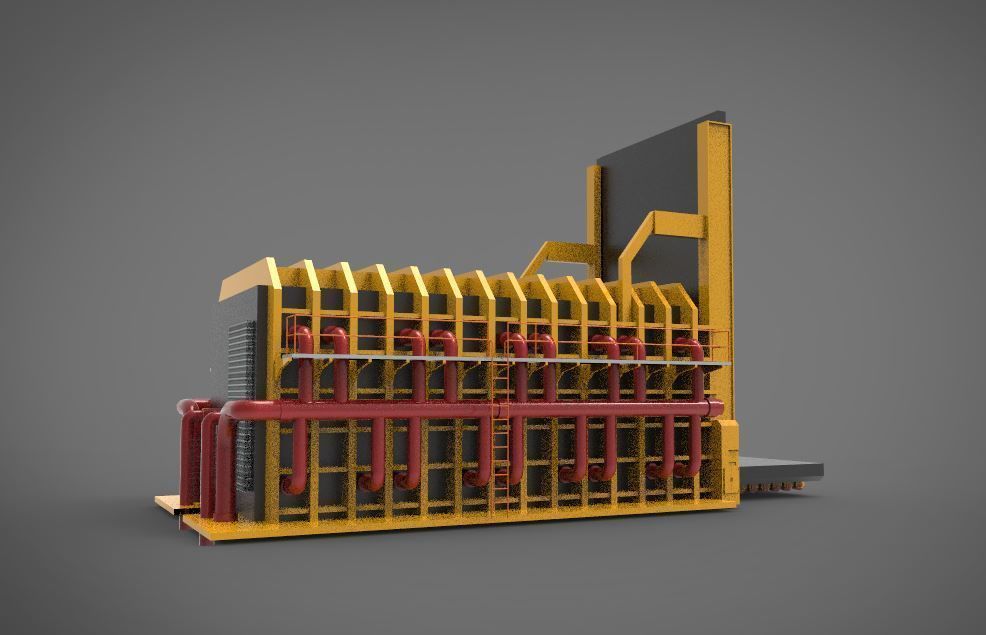 industrial storage furnace 3D model_1