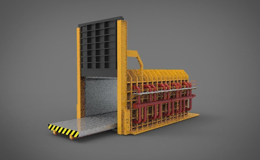 industrial storage furnace 3D model_2
