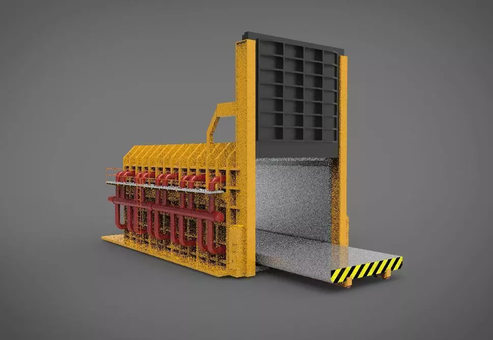 industrial storage furnace 3D model_0