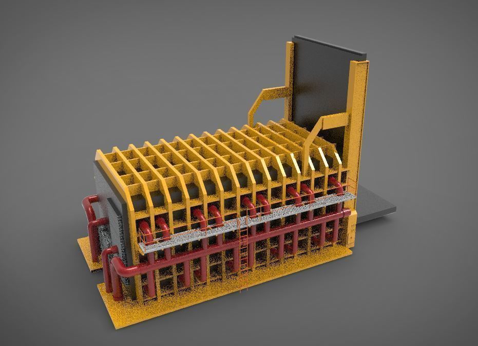 industrial storage furnace 3D model_3