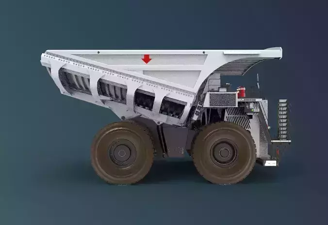 heavy mining truck