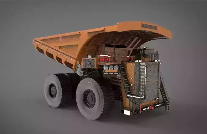 heavy mining truck