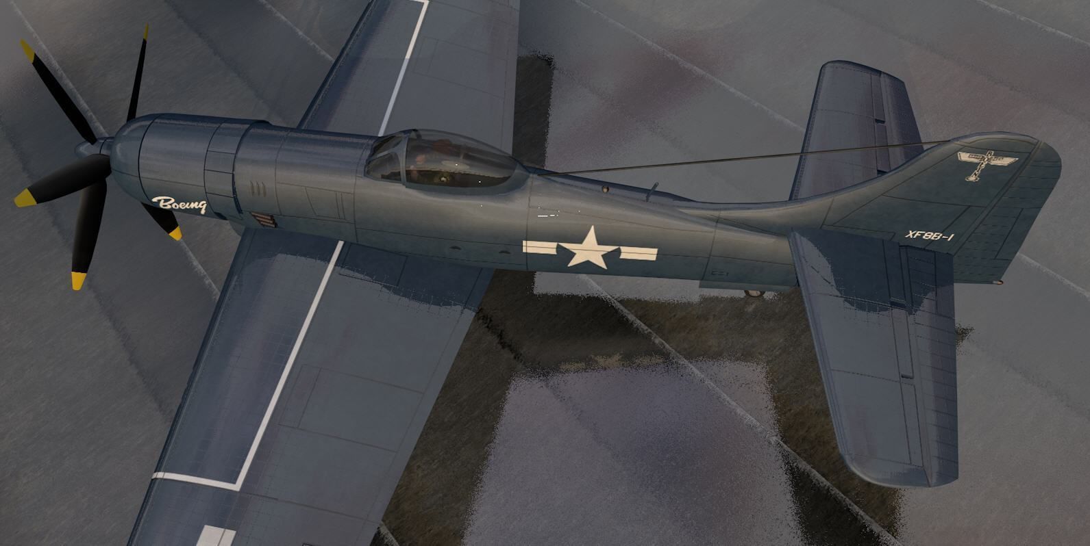 Boeing XF8B-1 3D model_5