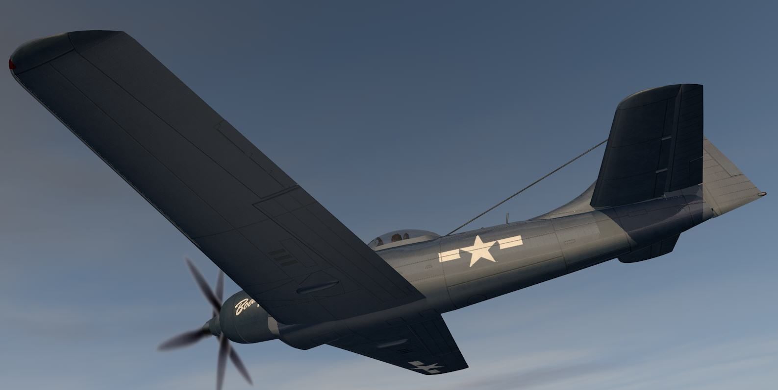 Boeing XF8B-1 3D model_14