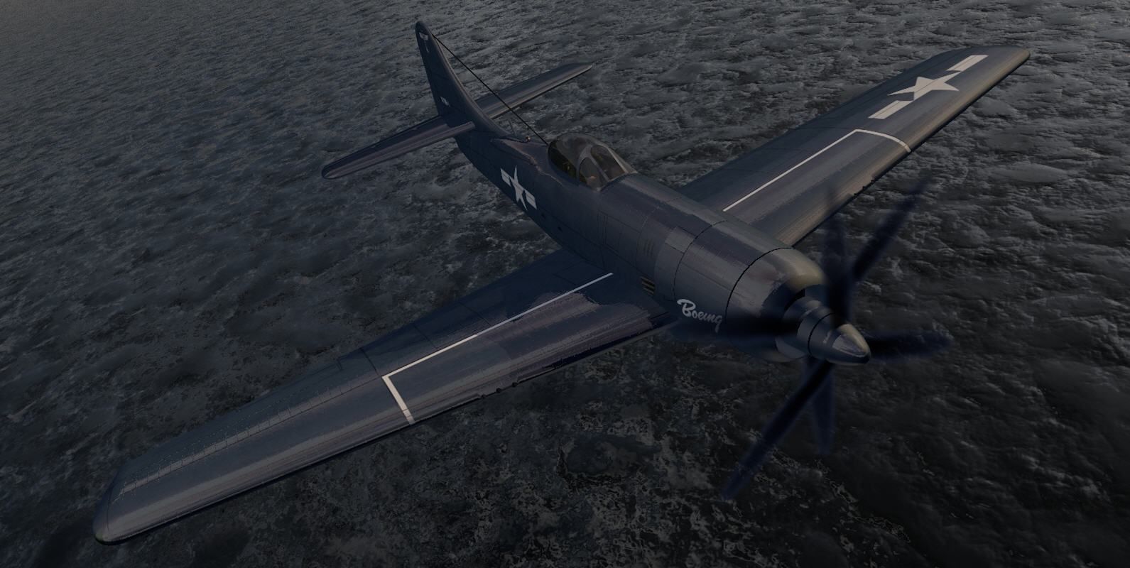 Boeing XF8B-1 3D model_10