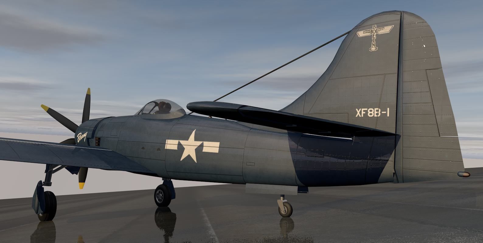 Boeing XF8B-1 3D model_8