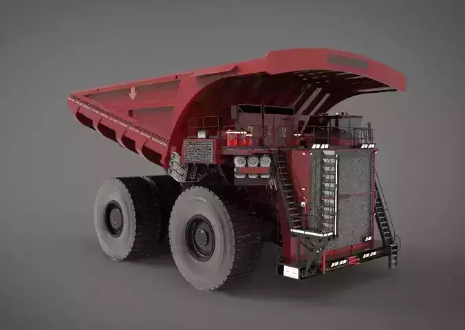 heavy mining truck