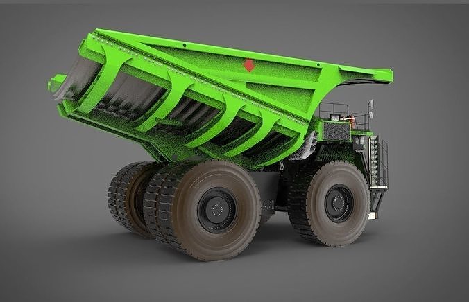 heavy mining truck 3D model
