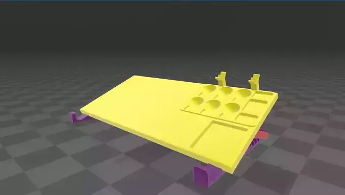 Painting Desk 3D print model