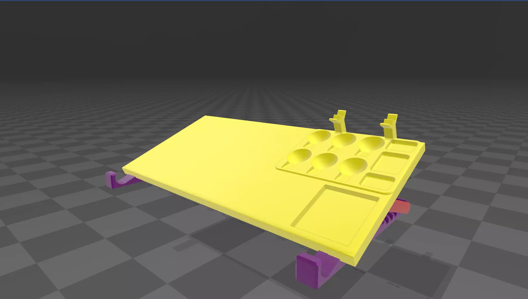 Painting Desk 3D print model_0