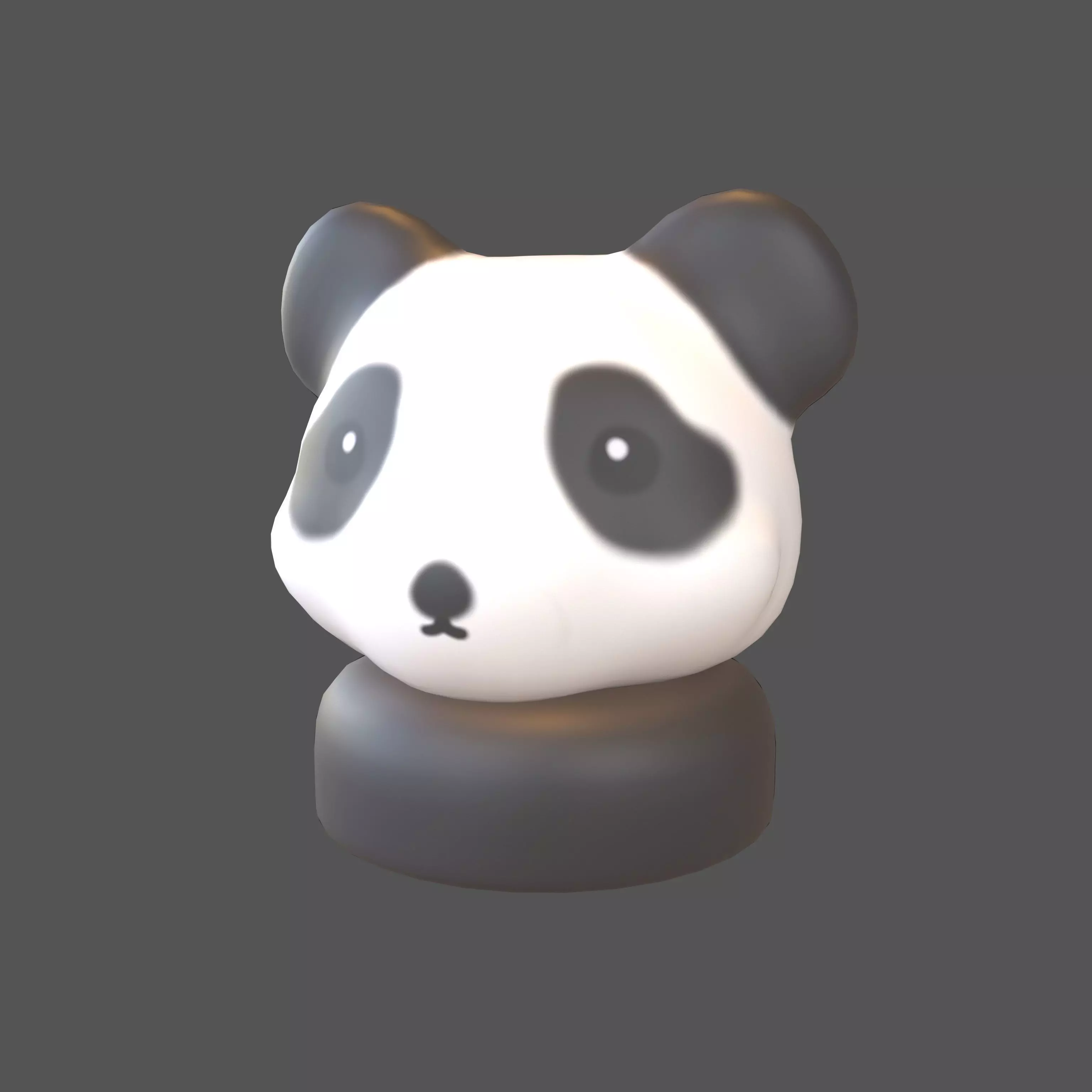 Panda Hat v1 001 Free low-poly 3D model