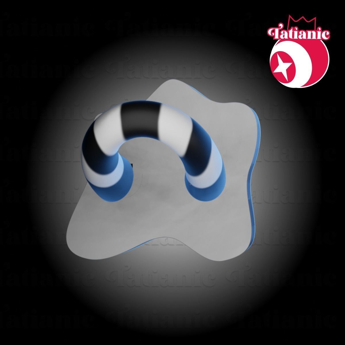 Beetlejuice Sandworm key holder 3D print model_8