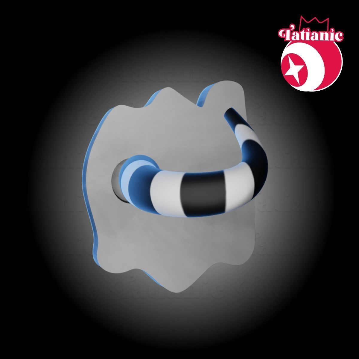 Beetlejuice Sandworm key holder 3D print model_7