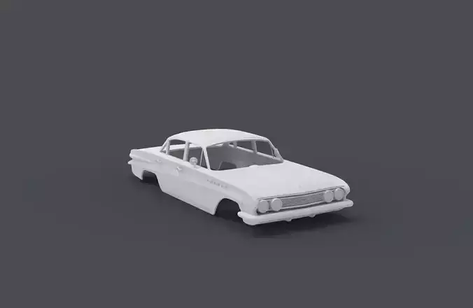 Buick skylark 1962 4 door Rc 3D print model