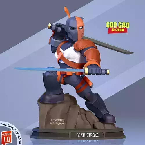Deathstroke Fanart 3D print model